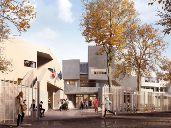 Amoès lauréat du MGP de rénovation et d'extension du Collège Albert Camus de Rosny-sous-Bois !