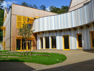Construction de la crèche "Le moulin de beauté", certifiée Passivhaus