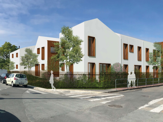 D&eacute;but de chantier pour la construction de 28 logements au Bouscat