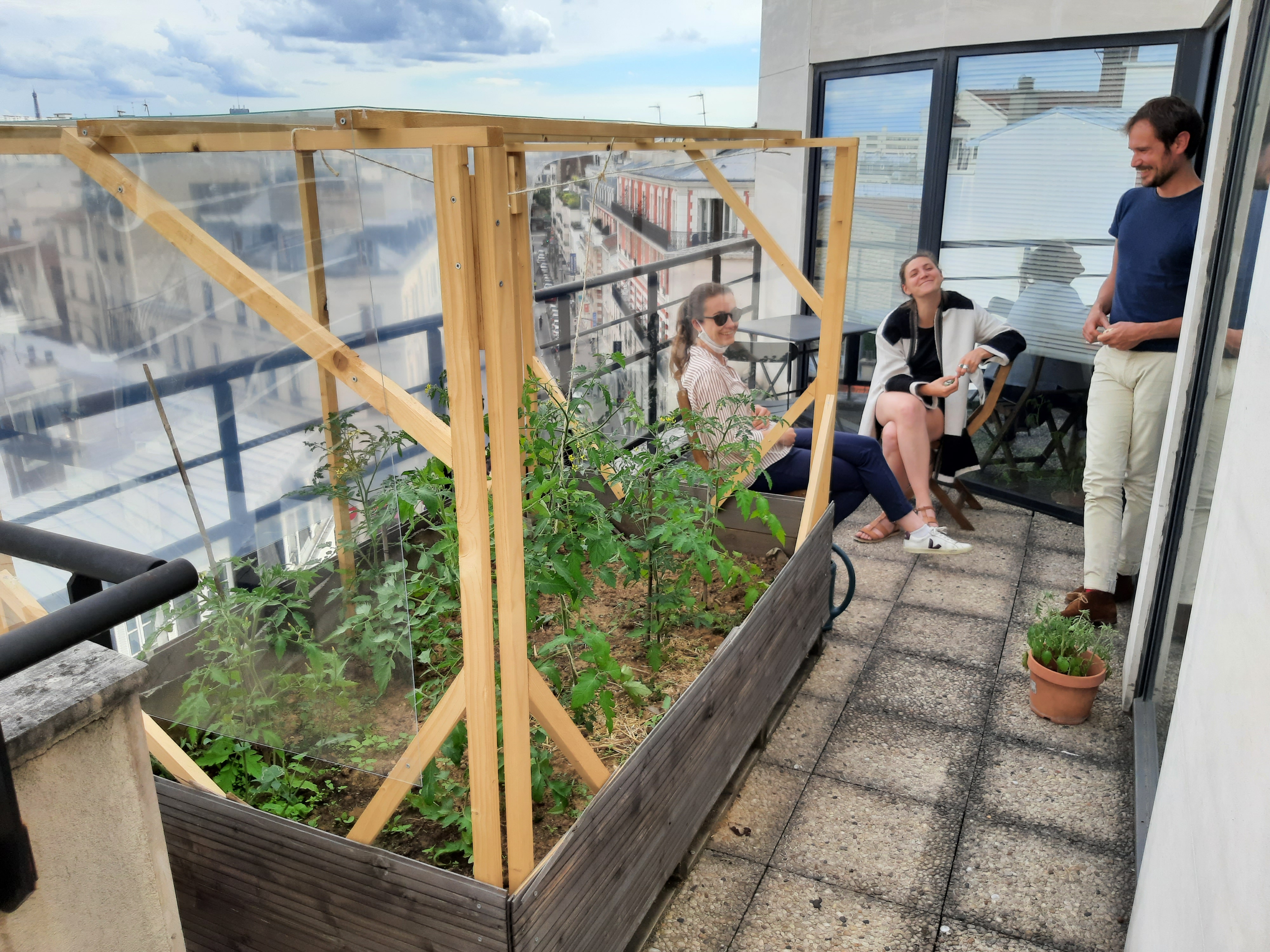 Tomates et jardiniers
